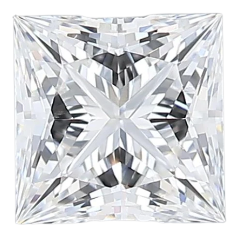 1.11 Carat D VVS2 Princess Lab Diamond Online now