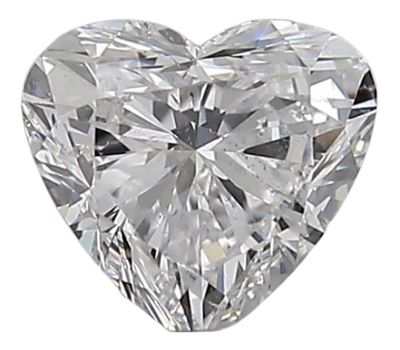 0.4 Carat D SI2 Heart Natural Diamond For Cheap