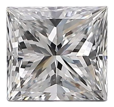 0.39 Carat E VS1 Princess Natural Diamond on Sale