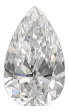 0.37 Carat D VVS2 Pear Natural Diamond For Cheap