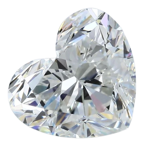 4.48 Carat I VVS2 Heart Natural Diamond on Sale