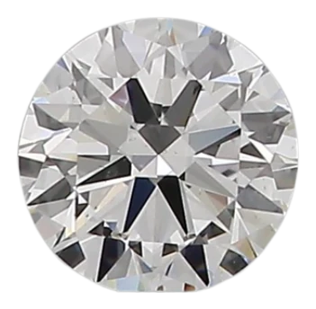 0.38 Carat E SI1 Round Natural Diamond Hot on Sale