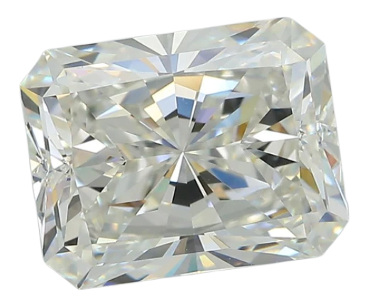 4.01 Carat I VVS1 Radiant Natural Diamond on Sale