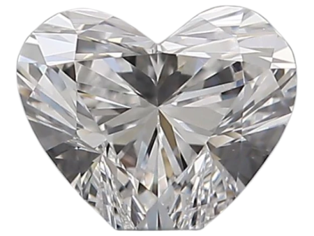 0.38 Carat D VVS1 Heart Natural Diamond For Sale