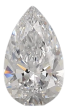 0.9 Carat D VS2 Pear Lab Diamond For Discount