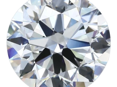 5.55 Carat F VS1 Round Natural Diamond For Sale