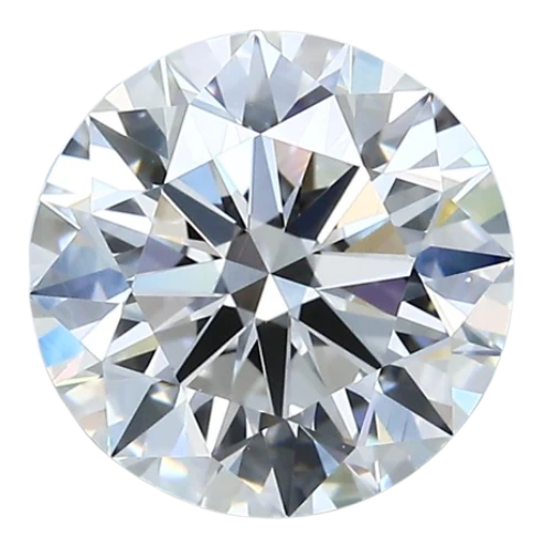 3.25 Carat E VVS1 Round Natural Diamond For Sale