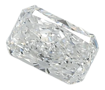 1.0 Carat D VS2 Radiant Lab Diamond For Sale