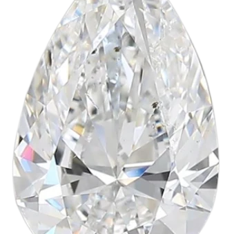 2.01 Carat E SI2 Pear Natural Diamond Cheap