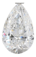 2.01 Carat E SI2 Pear Natural Diamond Cheap