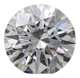 0.3 Carat E VVS1 Round Natural Diamond Fashion