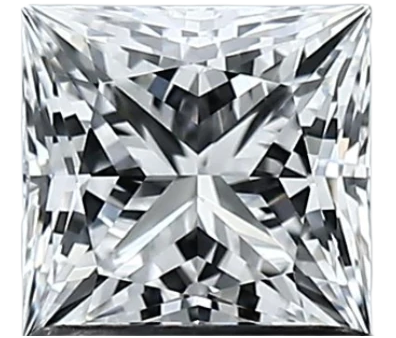 1.03 Carat D IF Princess Lab Diamond Cheap