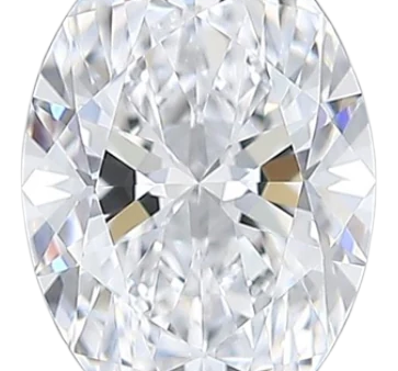 1.24 Carat D VVS2 Oval Lab Diamond Hot on Sale