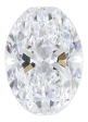 1.24 Carat D VVS2 Oval Lab Diamond Hot on Sale