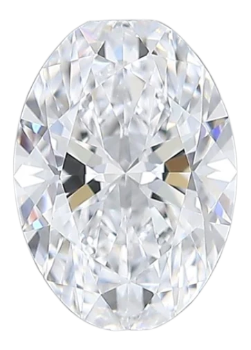 1.24 Carat D VVS2 Oval Lab Diamond Hot on Sale