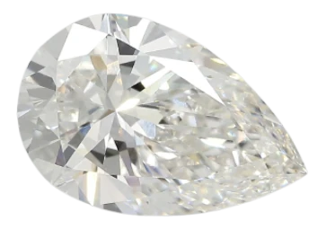 5.32 Carat G VVS2 Pear Lab Diamond For Discount