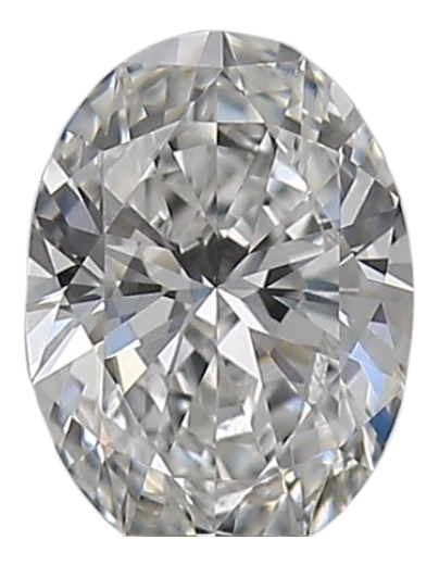 0.3 Carat E VVS2 Oval Natural Diamond on Sale