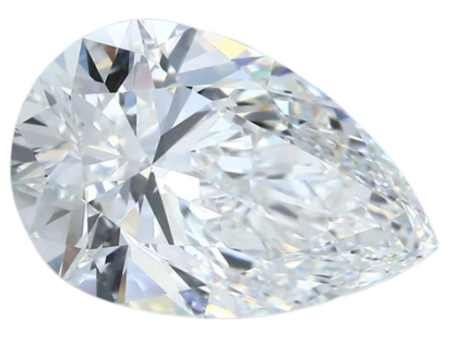 5.03 Carat E VS2 Pear Natural Diamond For Cheap