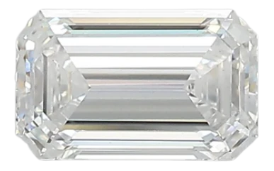 1.02 Carat F VVS2 Emerald Lab Diamond For Cheap