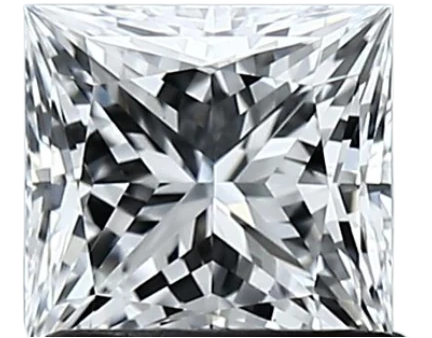 1.21 Carat D VS2 Princess Lab Diamond For Sale