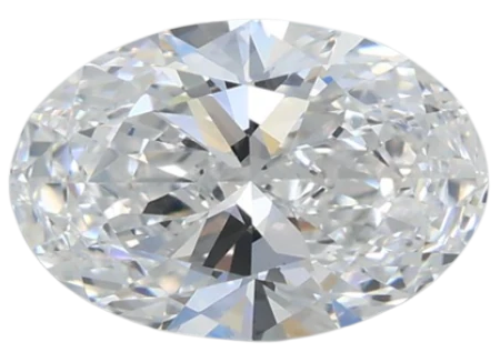 1.73 Carat D VS1 Oval Lab Diamond Fashion