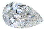 2.01 Carat I SI2 Pear Natural Diamond For Sale