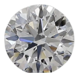 0.3 Carat D SI2 Round Natural Diamond For Sale