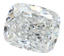 3.56 Carat G VVS2 Elongated Cushion Natural Diamond For Sale