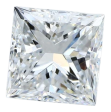 7.02 Carat E VVS2 Princess Natural Diamond Hot on Sale