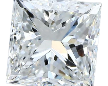 7.02 Carat E VVS2 Princess Natural Diamond Hot on Sale