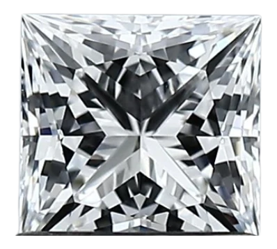 1.02 Carat D VVS2 Princess Lab Diamond Cheap