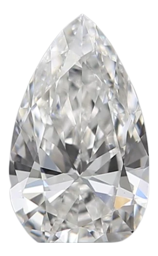 0.3 Carat F VS1 Pear Natural Diamond Fashion