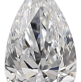 0.38 Carat D VS1 Pear Natural Diamond For Cheap