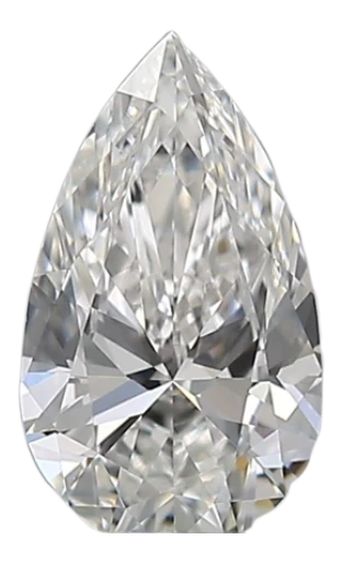 0.35 Carat F VVS2 Pear Natural Diamond Online Sale