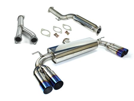 ISR Exhaust Hyundai Genesis Coupe 3.8 V6 (09-16) ST Catback w  Burnt Tips Online