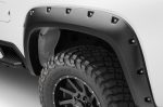 Bushwacker Fender Flares Chevy Silverado 2500 HD 3500 HD (20-23) [Pocket Style - Front Rear] 40982-02 on Sale