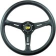 OMP Sand 380mm 3 Spokes Flat Steering Wheel [Off-Road] Polyurethane Black Online Hot Sale