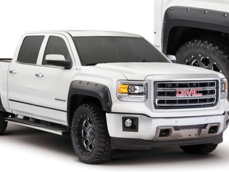 Bushwacker Fender Flares GMC Sierra 1500 (16-19) [Pocket Style - Front Rear] 40974-02 Hot on Sale