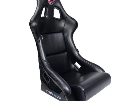 NRG Racing Prisma  Bucket Seats (Large - Black - FRP Black Multi Glitter) FRP-302BK-V For Discount