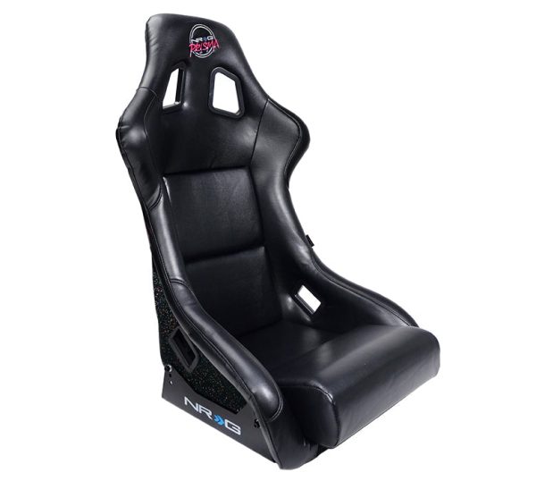 NRG Racing Prisma  Bucket Seats (Large - Black - FRP Black Multi Glitter) FRP-302BK-V For Discount