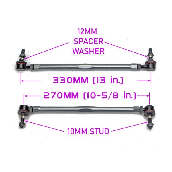 Godspeed Sway Bar End Links Hyundai Kona (2019-2023) Front Pair   OEM Replacement For Cheap