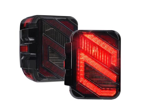 Xprite LED Tail Light Assembly Savage Series Jeep Gladiator JT (2020-2022) Black Smoke Cheap